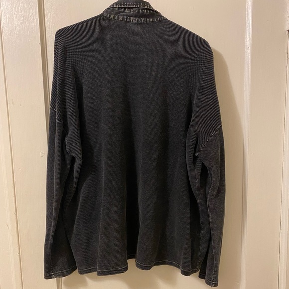 Drop-Sleeve Button-Up Shacket - Picture 3 of 5